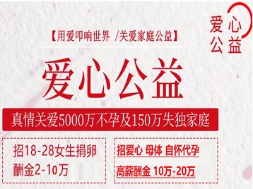 广西捐卵助孕生子 爱心志愿者招募
